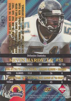 1996 Collector's Edge Advantage - Perfect Play Foils #113 Kevin Hardy Back