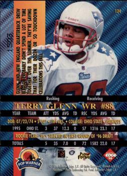 1996 Collector's Edge Advantage - Perfect Play Foils #124 Terry Glenn Back
