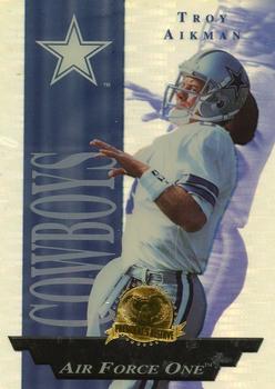 1996 Collector's Edge President's Reserve - Air Force One Collector Series (CS) #19 Troy Aikman Front