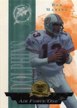 1996 Collector's Edge President's Reserve - Air Force One Jumbos #4 Dan Marino Front