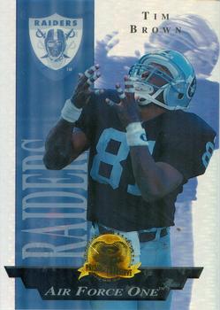 1996 Collector's Edge President's Reserve - Air Force One Jumbos #9 Tim Brown Front