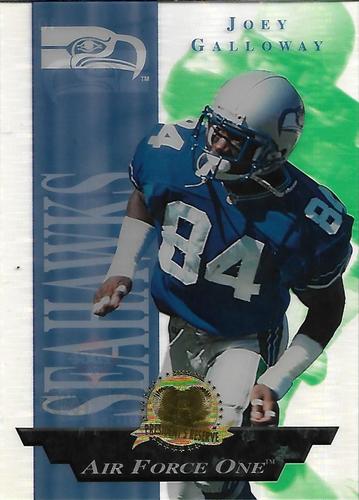 1996 Collector's Edge President's Reserve - Air Force One Jumbos #10 Joey Galloway Front