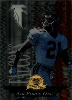 1996 Collector's Edge President's Reserve - Air Force One Jumbos #14 Eric Metcalf Front
