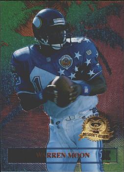 1996 Collector's Edge President's Reserve - Tanned, Rested & Ready #2 Warren Moon Front