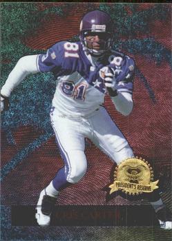 1996 Collector's Edge President's Reserve - Tanned, Rested & Ready #17 Cris Carter Front