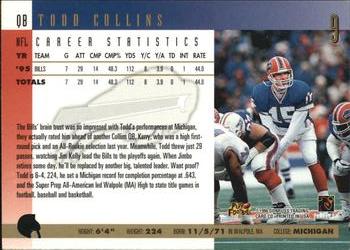 1996 Donruss - Press Proofs #9 Todd Collins Back