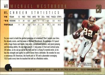 1996 Donruss - Press Proofs #28 Michael Westbrook Back