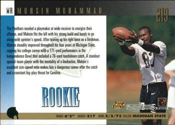 1996 Donruss - Press Proofs #219 Muhsin Muhammad Back