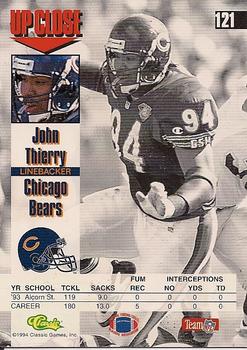 1994 Images #121 John Thierry Back