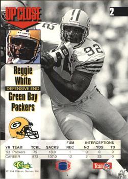 1994 Images #2 Reggie White Back
