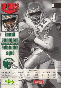 1994 Images #9 Randall Cunningham Back