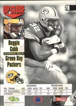 1994 Images #78 Reggie Cobb Back