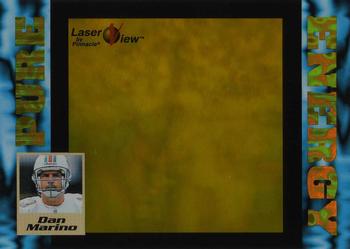 1996 Pinnacle Laser View - Gold #35 Dan Marino Front