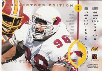 1996 Leaf - Collector's Edition #6 Eric Swann Back