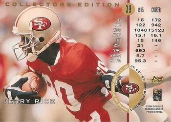 1996 Leaf - Collector's Edition #39 Jerry Rice Back