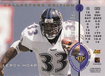 1996 Leaf - Collector's Edition #56 Leroy Hoard Back