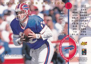 1996 Leaf - Collector's Edition #91 Jim Kelly Back