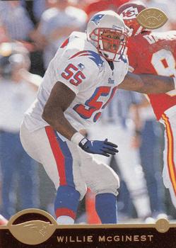 1996 Leaf - Red #54 Willie McGinest Front