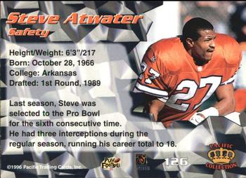 1996 Pacific - Blue #126 Steve Atwater Back