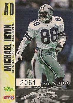 1994 Images - All-Pro #A10 Michael Irvin Back