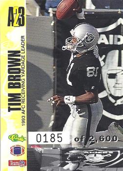 1994 Images - All-Pro #A23 Tim Brown Back