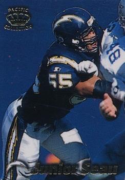 1996 Pacific - Card-Supials Small #29A Junior Seau Front