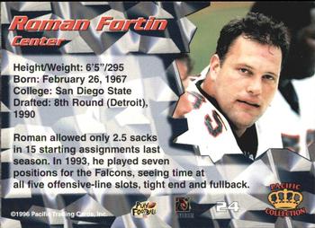 1996 Pacific - Red #24 Roman Fortin Back