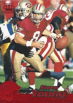 1996 Pacific - Red #376 Steve Young Front
