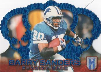 1996 Pacific Crown Royale - Blue #CR-50 Barry Sanders Front