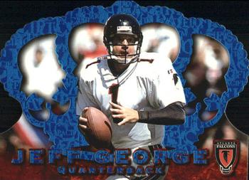 1996 Pacific Crown Royale - Blue #CR-58 Jeff George Front