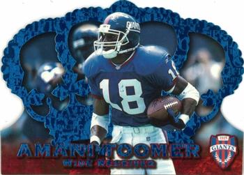 1996 Pacific Crown Royale - Blue #CR-131 Amani Toomer Front