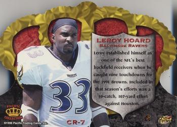 1996 Pacific Crown Royale - Silver #CR-7 Leroy Hoard Back