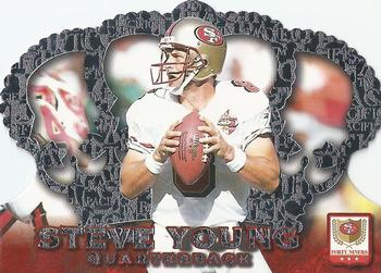 1996 Pacific Crown Royale - Silver #CR-110 Steve Young Front