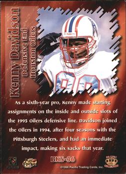 1996 Pacific Dynagon - Best Kept Secrets #BKS-36 Kenny Davidson Back