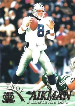 1996 Pacific Gridiron - Gold #30 Troy Aikman Front