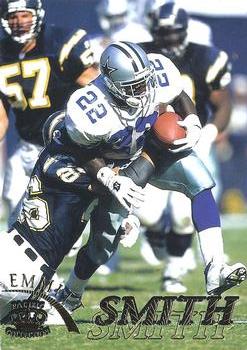 1996 Pacific Gridiron - Gold #34 Emmitt Smith Front