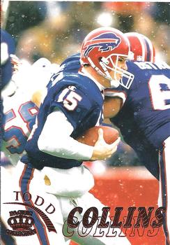 1996 Pacific Gridiron - Red #10 Todd Collins Front