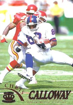 1996 Pacific Gridiron - Red #80 Chris Calloway Front