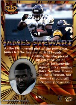 1996 Pacific Invincible - Bronze #I-70 James Stewart Back