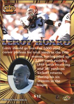 1996 Pacific Invincible - Silver #I-12 Leroy Hoard Back