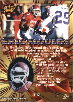 1996 Pacific Invincible - Silver #I-17 Eric Moulds Back