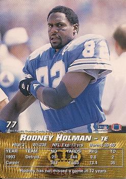 1994 Pacific #77 Rodney Holman Back