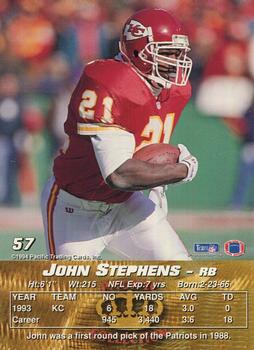 1994 Pacific #57 John Stephens Back