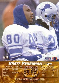 1994 Pacific #84 Brett Perriman Back
