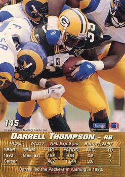 1994 Pacific #145 Darrell Thompson Back