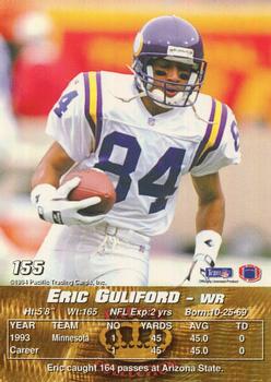 1994 Pacific #155 Eric Guliford Back