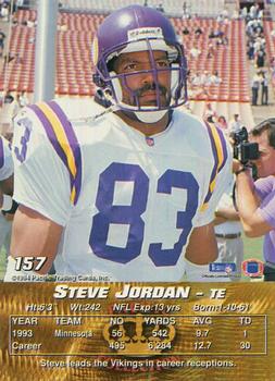 1994 Pacific #157 Steve Jordan Back