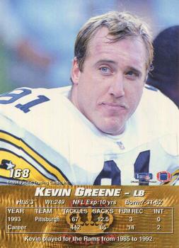 1994 Pacific #168 Kevin Greene Back