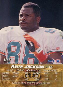 1994 Pacific #187 Keith Jackson Back