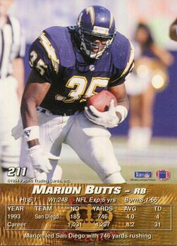1994 Pacific #211 Marion Butts Back